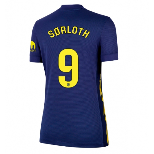 Billige Fotballdrakt Atletico Madrid Alexander Sorloth #9 Replika Bortedrakt Dame 2025-26 Kortermet Billige Fotballdrakt Atletico Madrid Alexander Sorloth #9 Replika Bortedrakt Dame 2025-26 Kortermet